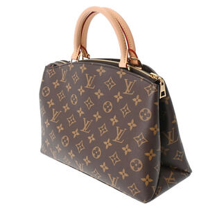 Louis Vuitton Canvas Monogram Brown Handbag Palais